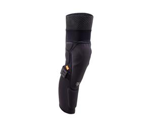 Fox Racing Launch Knee/Shin Guard - Protège-Genoux - Protection Tibia - Protection ECE - D3O certifié CE - Respirant - Absorbant Les Chocs - Noir, Taille: L