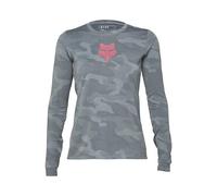 Fox Racing Long Sleeve Cycling Jersey Fox Lady Ranger Tru Dri Cloud Grey M T-Shirt, Gris, m Femmes