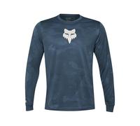 Fox Racing Long Sleeve Cycling Jersey Fox Ranger Tru Dri Dark XL T-Shirt, Style Vintage Foncé, Mixte