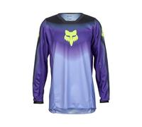 Fox Racing Maillot 180 Interfere pour Jeunes Jersey, Noir/Bleu, 10 Ans Mixte Enfant