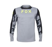 Fox Racing Maillot de Cyclisme Unisexe à Manches Longues pour Adulte Fox Defend Taunt Steel Grey XL