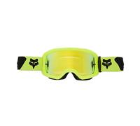 Masque fox lentille a reflexion main core jaune fluo