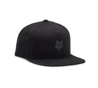 Fox Racing Casquette Snapback Fox Head Homme 98% coton/2% laine Noir Taille unique
