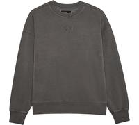 Fox Racing Fox Wordmark Oversized Fleece Crew Pewter S, x Unisexe-Adult