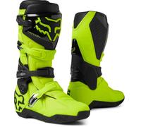 Fox Racing Motion Fluo Jaune Chaussures De Sport, Confort et Ajustement Réglable Pour MX & Off-Road, Bien Ventilé, Protection, Couleur : Flo Yellow, Taille : 43 EU