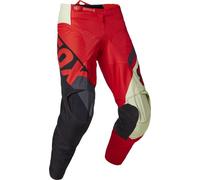 FOX 180 Xpozr Pantalon de motocross, noir-rouge, taille 34 pour homme