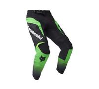Fox Racing Pantalon de motocross pour homme 180 - Vert fluo - Kawasaki - Taille 28