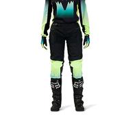 Fox Racing Pantalon Fox Lady 180 Flora Noir/Jaune 8, Femmes
