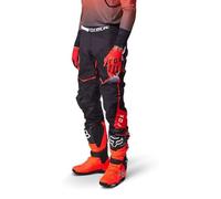 FOX 360 Vizen Pantalon de motocross, noir/rouge, Taille 30