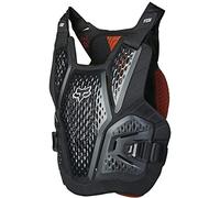 Fox Racing Raceframe Impact SB, CE D3O - Protection Dorsale Motocross - Gilet de Protection D3O - Plastron Offroad - Ajustement réglable - Bonne Ventilation - Noir, Taille: S/M