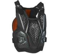 Fox Racing Raceframe Impact SB, CE D3O - Protection Dorsale Motocross - Gilet de Protection D3O - Plastron Offroad - Ajustement réglable - Bonne Ventilation - Noir, Taille: S/M