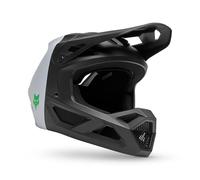 Fox Racing Rampage 5050 - Casque VTT MTB - Système de Protection MIPS - Certifié ECE - Coque ABS légère - Ventilation 360° - Visière réglable - Noir/Blanc, Taille: XL