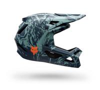 Fox Head Casque Intégral Rampage Image Print MIPS bleue