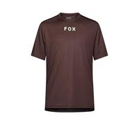 Maillot manches courtes homme fox ranger wordmark marron