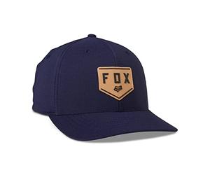 Fox Racing Shield Tech Flexfit Bonnet, Bleu Marine, S Homme