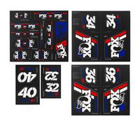 Fox Racing Shox Set d'Autocollants Heritage Fork and Shock Decal Kit jusqu'à 2020 rouge universal
