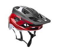 Fox Racing Speedframe Pro Defy CE - Casque VTT MTB - Système de Protection MIPS - Ajustement BOA - Visière Amovible - Doublure Amovible - Rouge Fluorescent, Taille: S