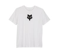 Fox Racing T- Shirt à Manches Courtes pour Femme Motif tête de Renard, Blanc