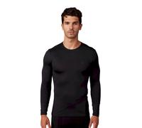 Fox Maillot Tecbase LS Manches longues Anti-humidité Confortable pour entraînement Noir Taille 2X