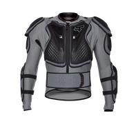 Fox Racing Titan Sport Jacket - Veste de Protection Motocross, Protection Dorsale, Veste de Protection VTT - Tissu Extensible pour mobilité maximale - Système de Ventilation - Cloud Grey, Taille: M