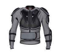 Fox Racing Titan Sport Jacket - Veste de Protection Motocross - Protection Dorsale - Veste de Protection VTT - Système de Ventilation - Protection Dorsale Amovible - Cloud Grey, Taille: S