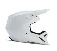 Fox Racing - V1 Solid Casques - Adulte Unisexe - Casque de Motocross, Casque de Protection, Casque Dirt Bike, Casque Tout-Terrain, Blanc Mat, L
