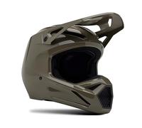 Fox Racing V1 Solid Helmet Ash XL - Casque Motocross Sécurité MIPS, Confort Optimal, Ajustement Précis, Visière Sécurisée, Flux d'air Amélioré, Doublure Amovible Lavable, Couleur : Ash, Taille : XL