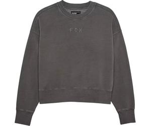 Fox Racing W Wordmark Sweat-Shirt en Polaire surdimensionné pour Femme Étain