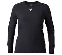 Maillot manches longues femme fox defend thermal noir