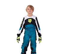 Fox Racing Youth 180 Nitro Maillot de Motocross Bleu Maui Taille S