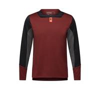 Fox Youth Defend L/S Enfants T-shirt de vélo S Rouge foncé