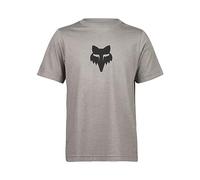 Fox Racing YTH Fox Legacy SS Tee Enfant, T-Shirt Confortable Logo Emblématique, Épaisseur Moyenne, Style Classique, Gris, Taille : XS