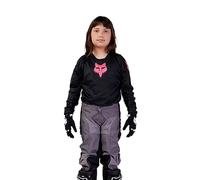 FOX 180 Blackout 2023 Maillot de motocross fille, noir/rose, Taille YL