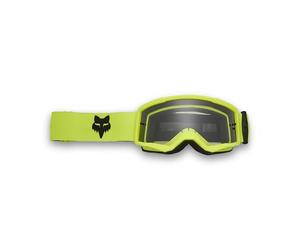Fox Racing Yth Main Core Goggle Enfant, Système De Lentilles Variables VLS, Large Champ De Vision, Mousse Triple Couche, Fonctionnalité Tear-Off, Fluorescent Yellow, Taille : OS