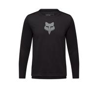Fox Racing Maillot VTT Ranger Fox Head – Manches longues enfant – Noir