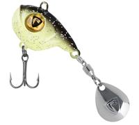 Fox Rage Big Eye Spin Tail 20 g - Jig Spinner, couleur : noir et or