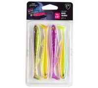 Fox Rage Leurre Souple Slick Shad Nmc036 110 Mm 4 Unités