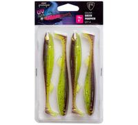 Fox Rage Leurre Souple Slick Shad Ultra Uv 130 Mm 4 Unités