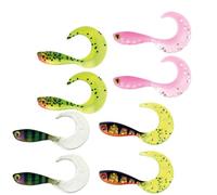 Fox-Rage Micro Grub Tail UV Mixed Colour Pack X8