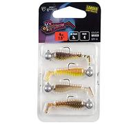 Fox Rage Micro Spikey Fry Mixed UV Colour Pack 4 cm 3 g - 4 poissons en caoutchouc pour la pêche à la perche, leurre de perche