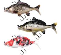 Fox Rage Poisson en caoutchouc 14 cm Leurre Pêche - Couleur : Super Natural Common