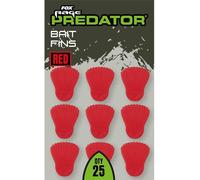 Fox Rage Predator Bait Fins red 25 Stück