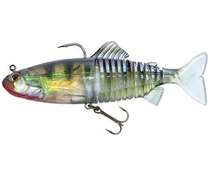 Fox Rage Replicant Jointed - Swimbait Wobbler, Couleur : UV Stickleback - Longueur/poids : 23 cm - 130 g