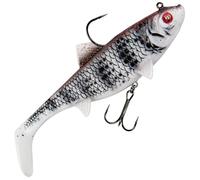 Fox Rage Replicant Poisson leurre en caoutchouc Swimbait - Couleur : Zebra UV - Longueur/poids : 18 cm - 90 g