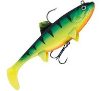 Fox Rage Replicant Wobble - Poisson leurre en caoutchouc Swimbait, Couleur : UV Firetiger, Longueur/poids : 14 cm - 55 g