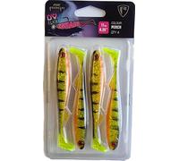 Fox Rage Slick Shad Ultra UV 11cm 4.25 Perch x 4 Gummifisch