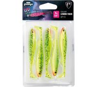Fox Rage Slick Shad UV Lemon Tiger Set 7cm 5Stk