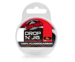 Fox Rage Strike Point Drop N Jig Fluro Fil fluorocarbone 40 m
