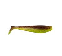 Fox Rage Zander Pro Shad Ultra UV Leurre en caoutchouc Green Pumpkin 18 cm