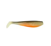 Fox Rage Zander Pro Shad Ultra UV Leurre en caoutchouc Hot Olive 18 cm